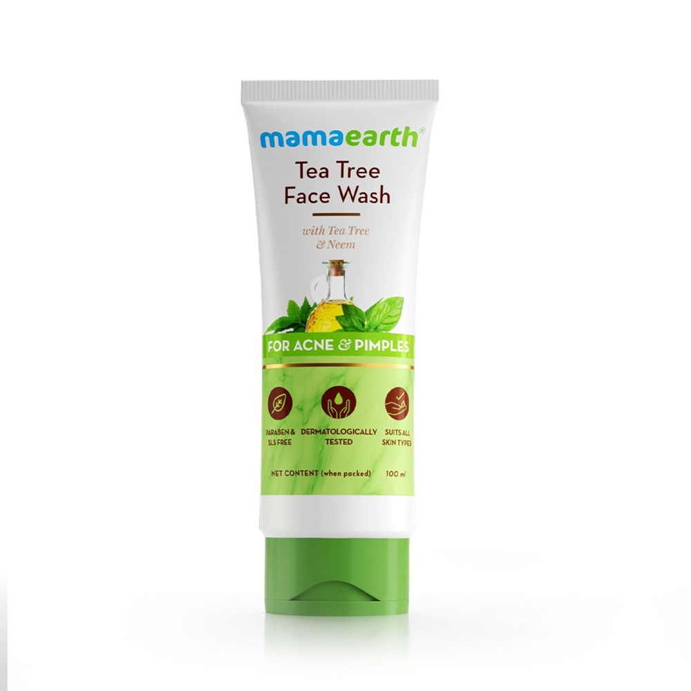 Tea Tree Facewash For Acne Pimples 100ml